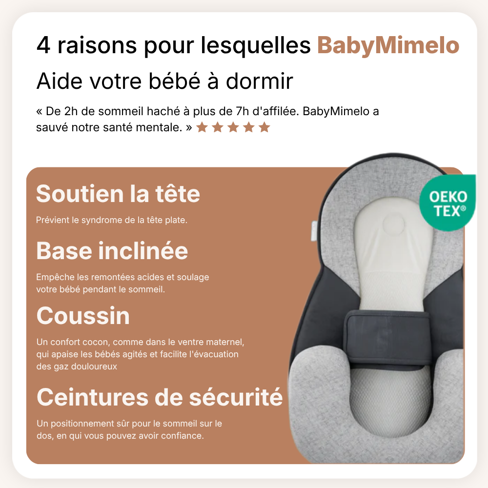 BabyMimello - Pour le reflux, les coliques & un meilleur sommeil